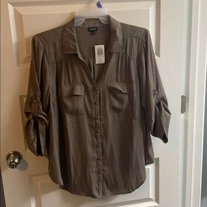 Taupe Torrid Madison shirt